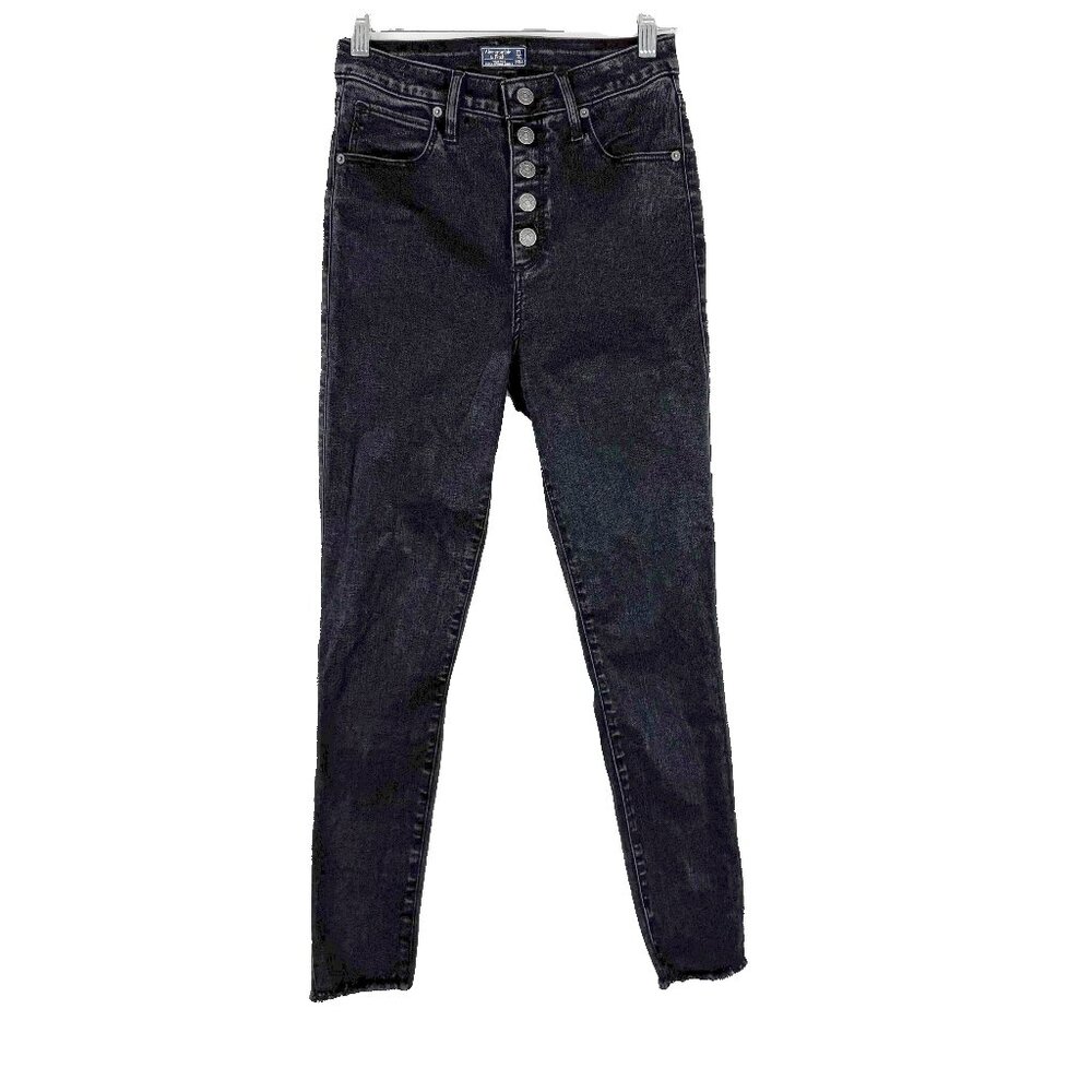Abercrombie & Fitch Curve Love High Rise Super Skinny Ankle Jeans Size 27 4S